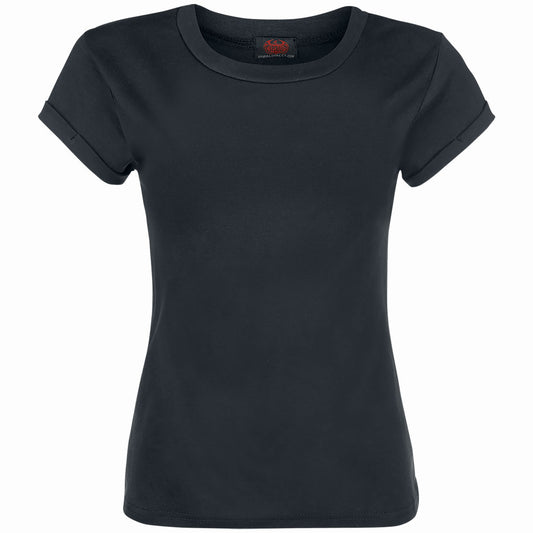 Spiral Girls Boat Neck T-Shirt: Plain