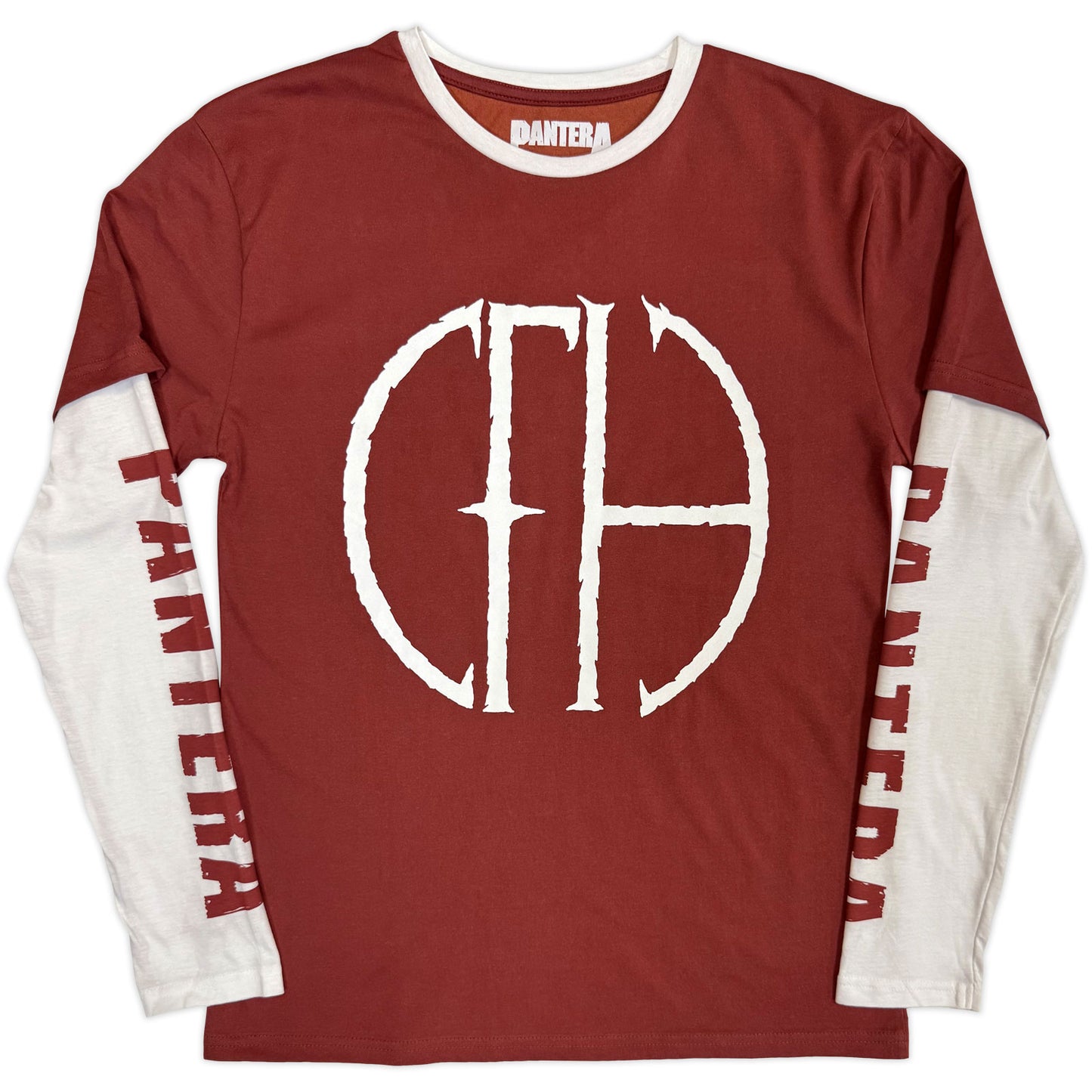 Pantera Layered Long Sleeve T-Shirt: Frayed Logo