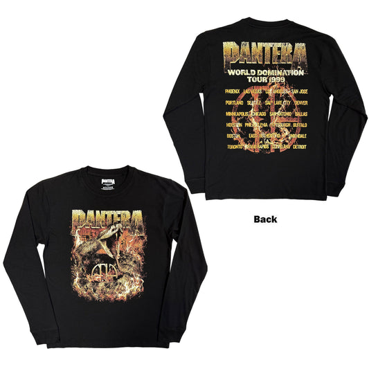 Pantera Long Sleeve T-Shirt: World Domination Tour