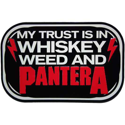 Pantera Premium Fridge Magnet: Whiskey