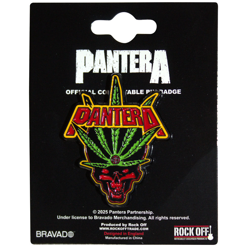 Pantera Badge: Leaf Skull