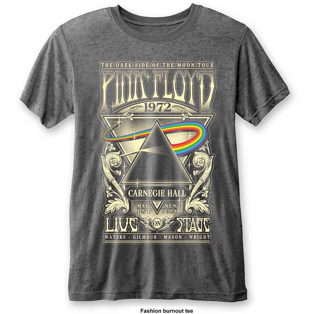 Pink Floyd Burnout T-Shirt: Carnegie Hall