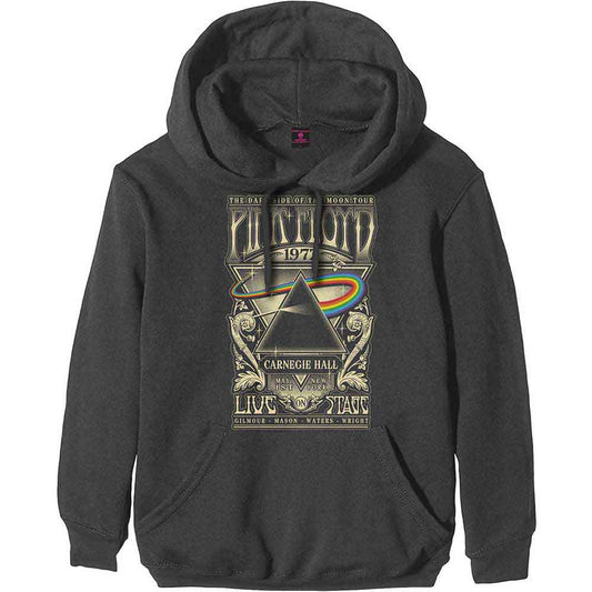 Pink Floyd Pullover Hoodie: Carnegie Hall Poster