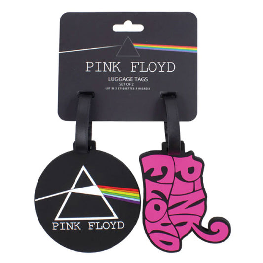 Pink Floyd Luggage Tag Set: Logos