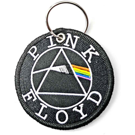 Pink Floyd Patch Keychain: Circle Logo
