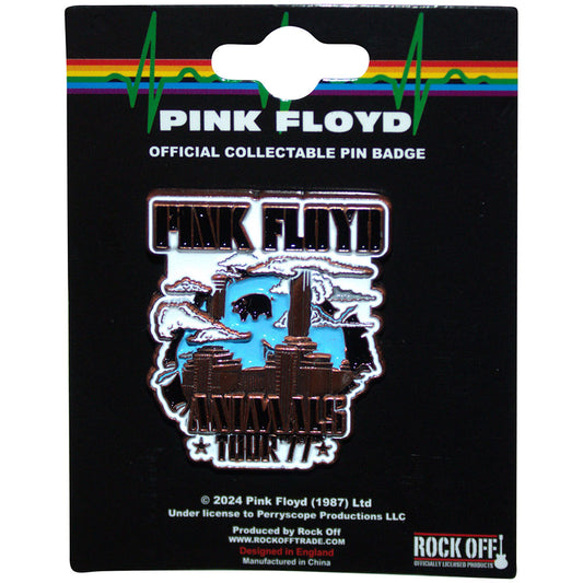 Pink Floyd Badge: Animals Tour '77