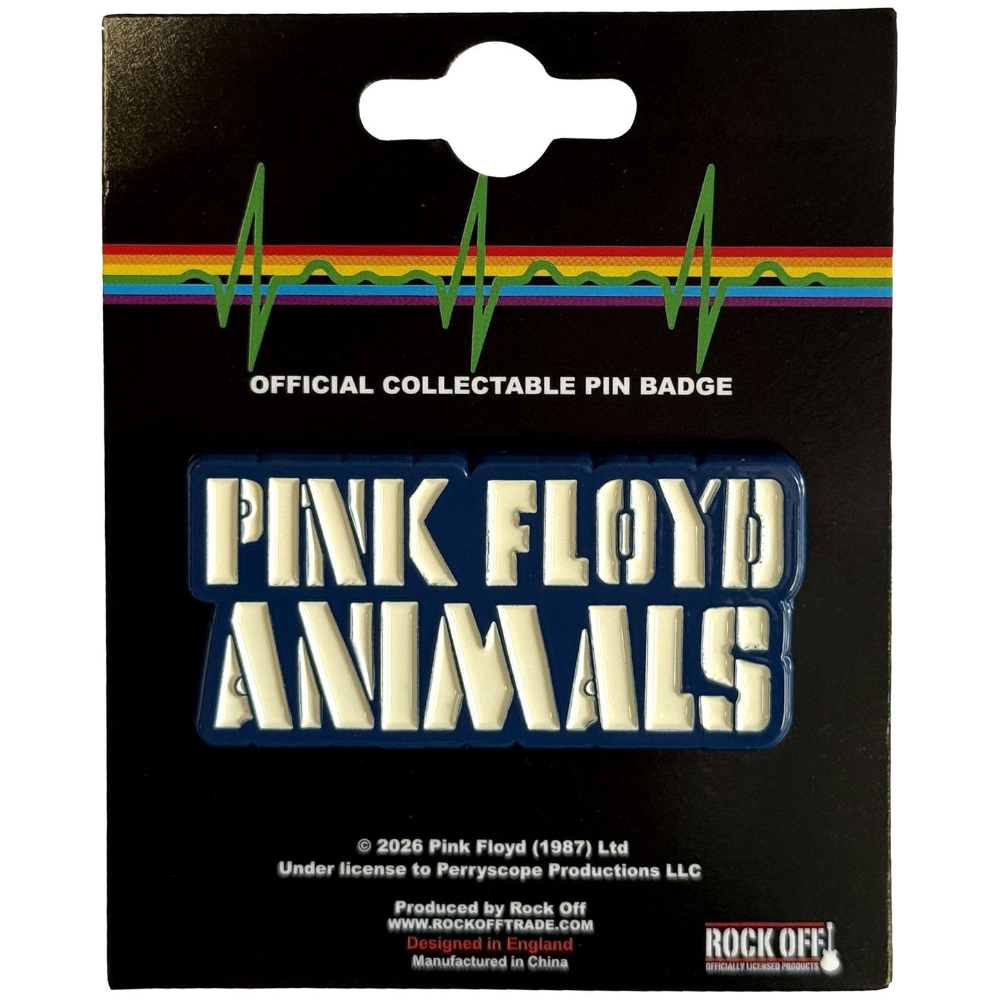 Pink Floyd Badge: Animals Logo