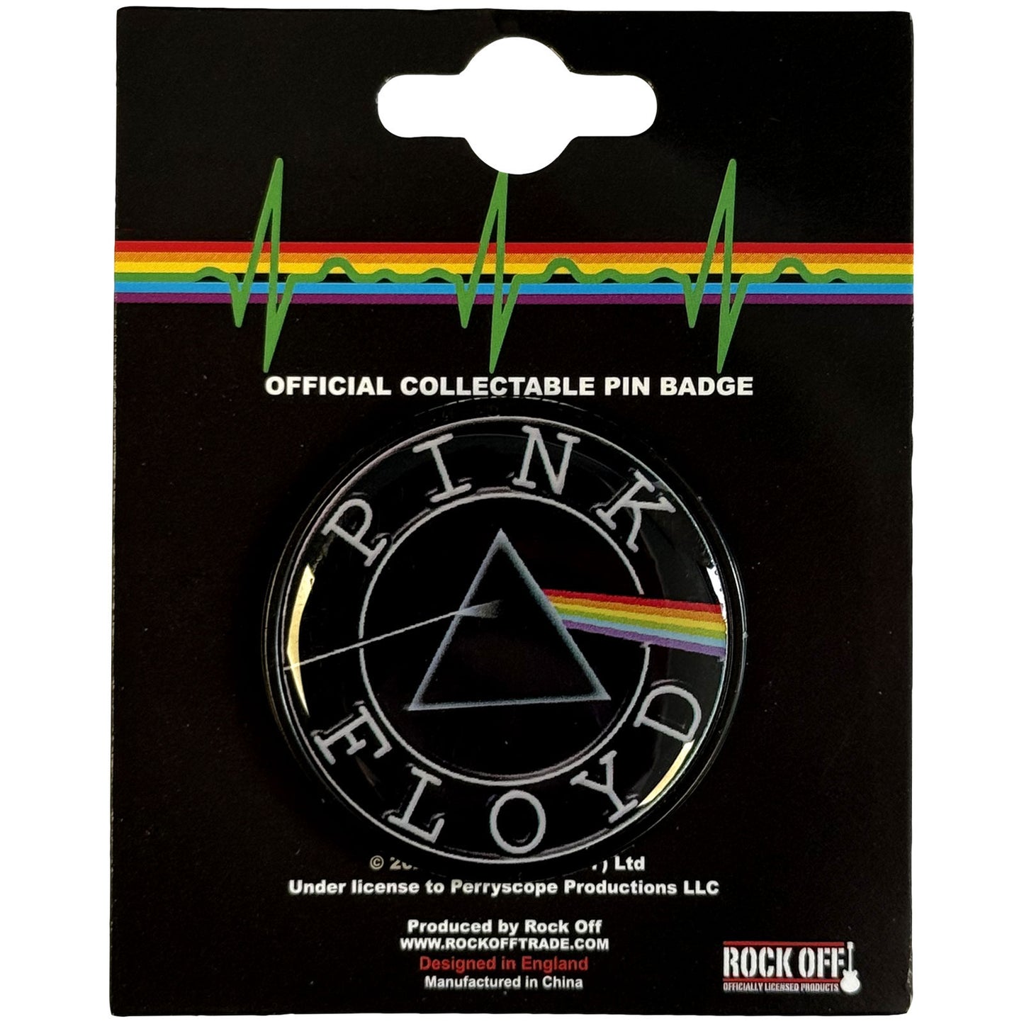 Pink Floyd Badge: Circle Logo
