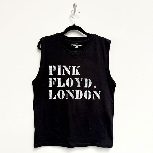 Pink Floyd Tank T-Shirt: Stencil Logo