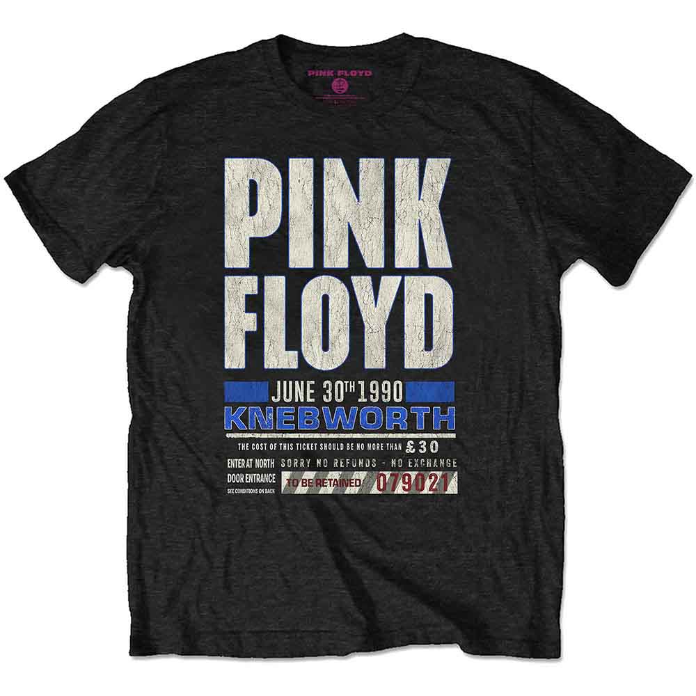 Pink Floyd T-Shirt: Knebworth '90 Blue