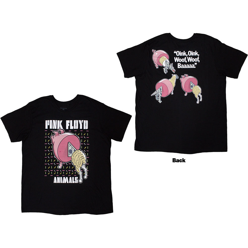 Pink Floyd T-Shirt: Animals Cartoons