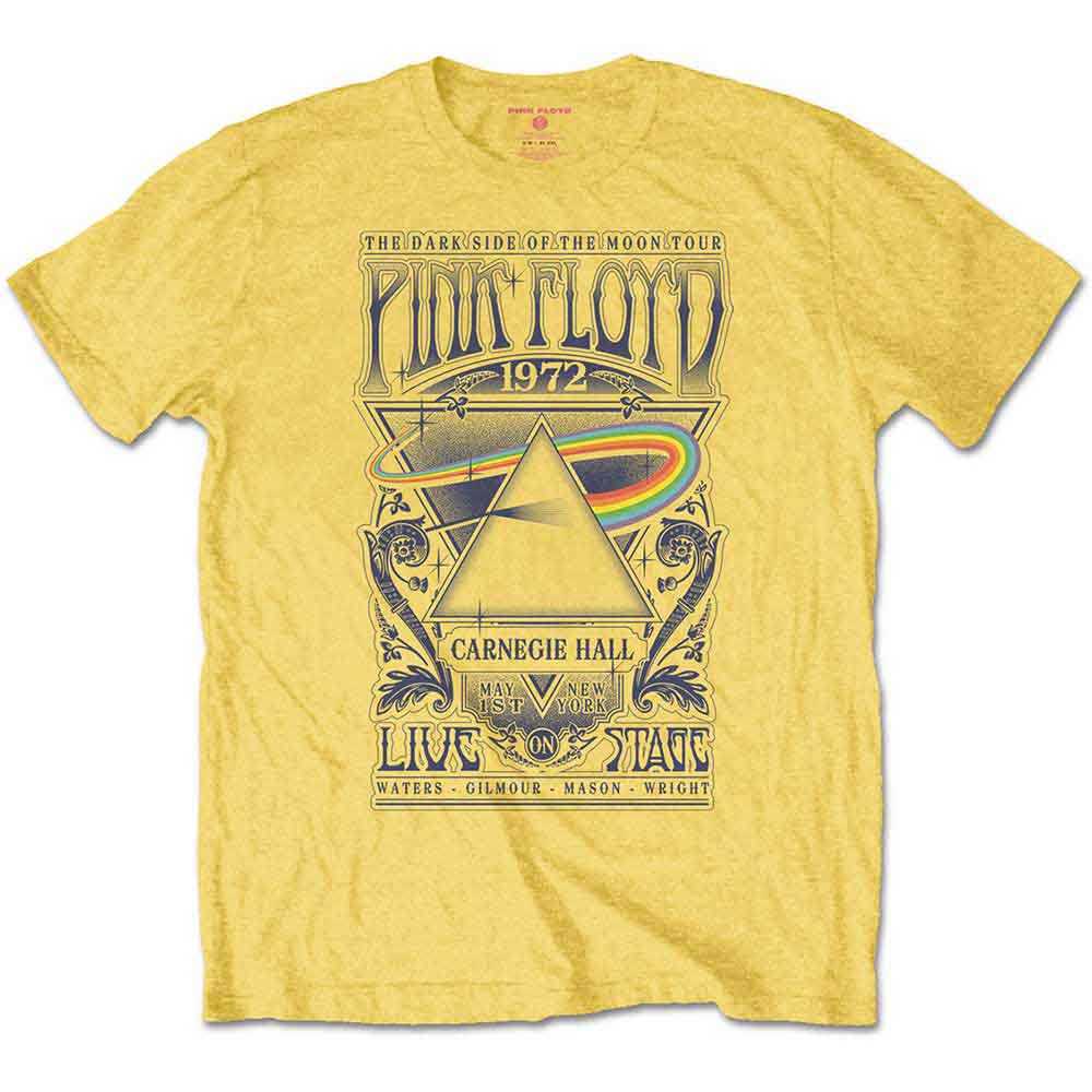 Pink Floyd T-Shirt: Carnegie Hall Poster