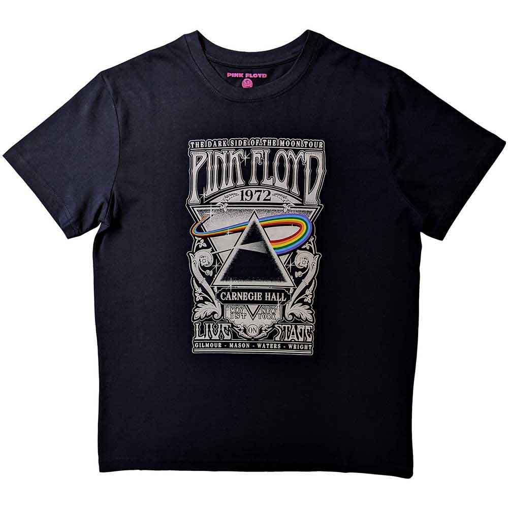 Pink Floyd T-Shirt: Carnegie Hall Poster