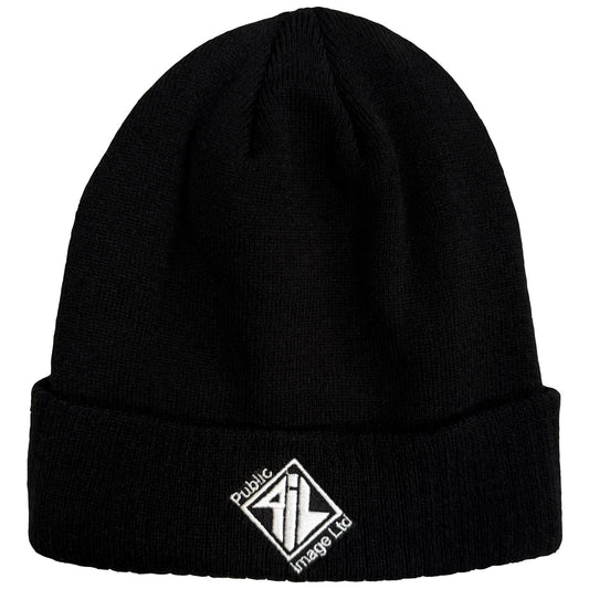 PIL (Public Image Ltd) Beanie Hat: Diamond Logo & Text