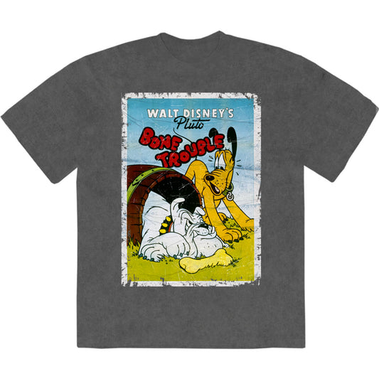 Disney Stone Wash T-Shirt: Pluto Bone Trouble