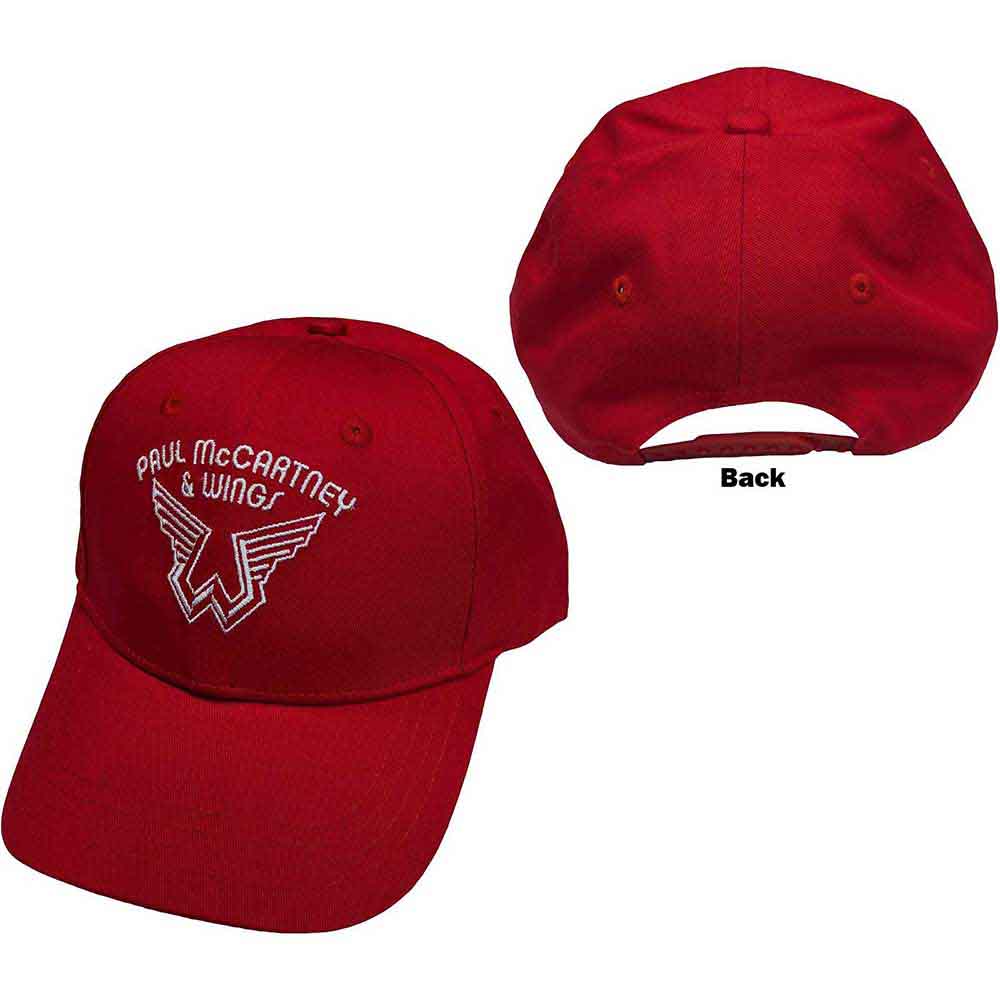 Paul McCartney Baseball Cap: Wings Logo