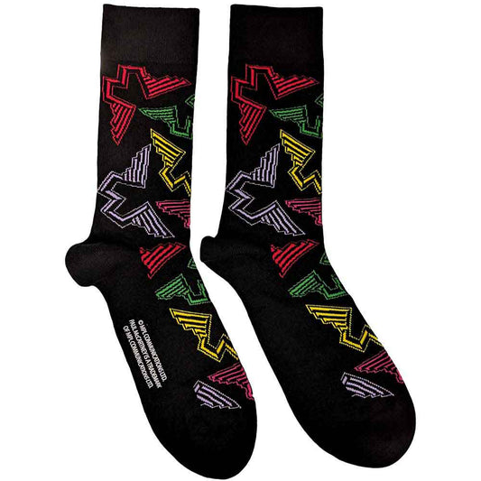 Paul McCartney Socks: Wings Logos