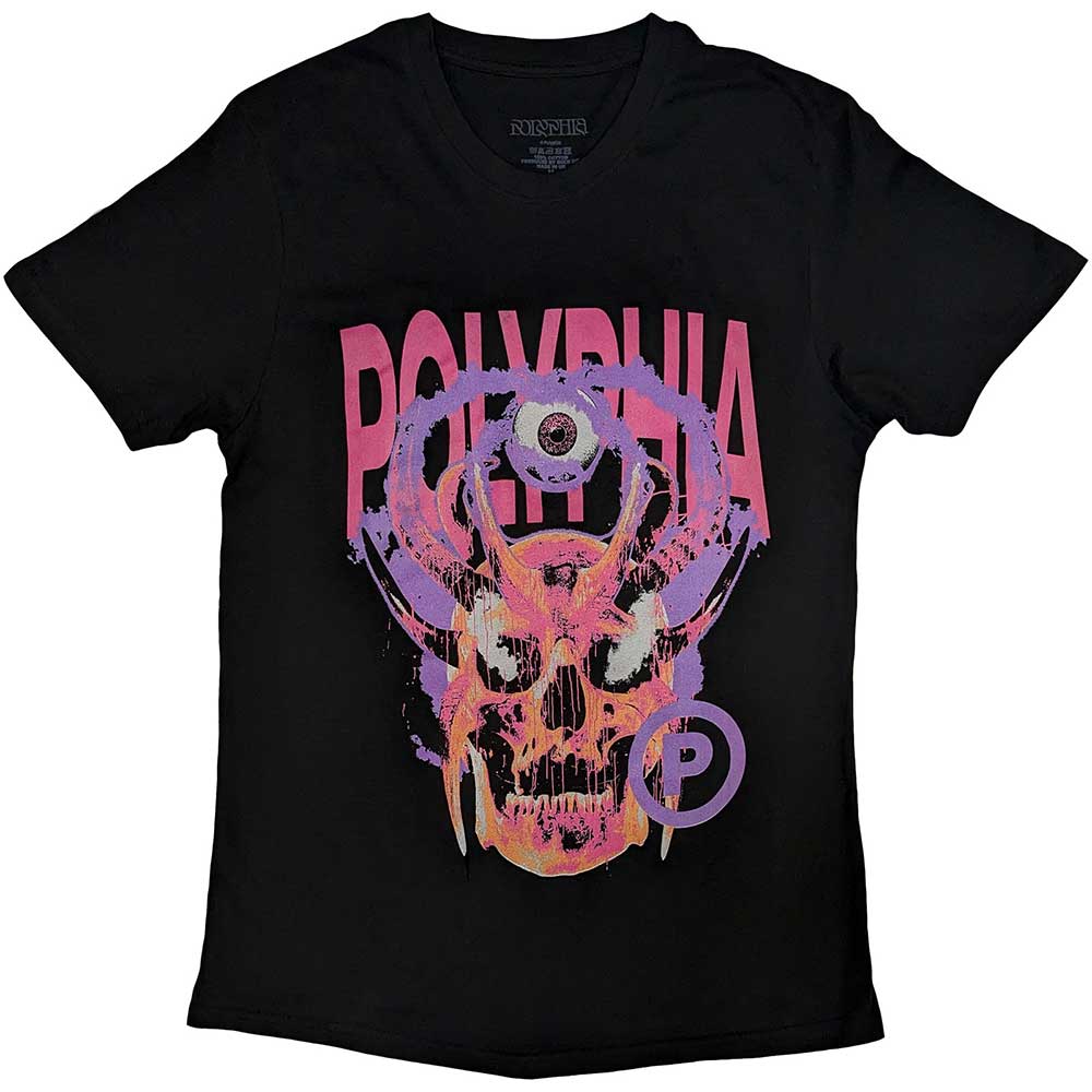 Polyphia T-Shirt: Skull Circle P