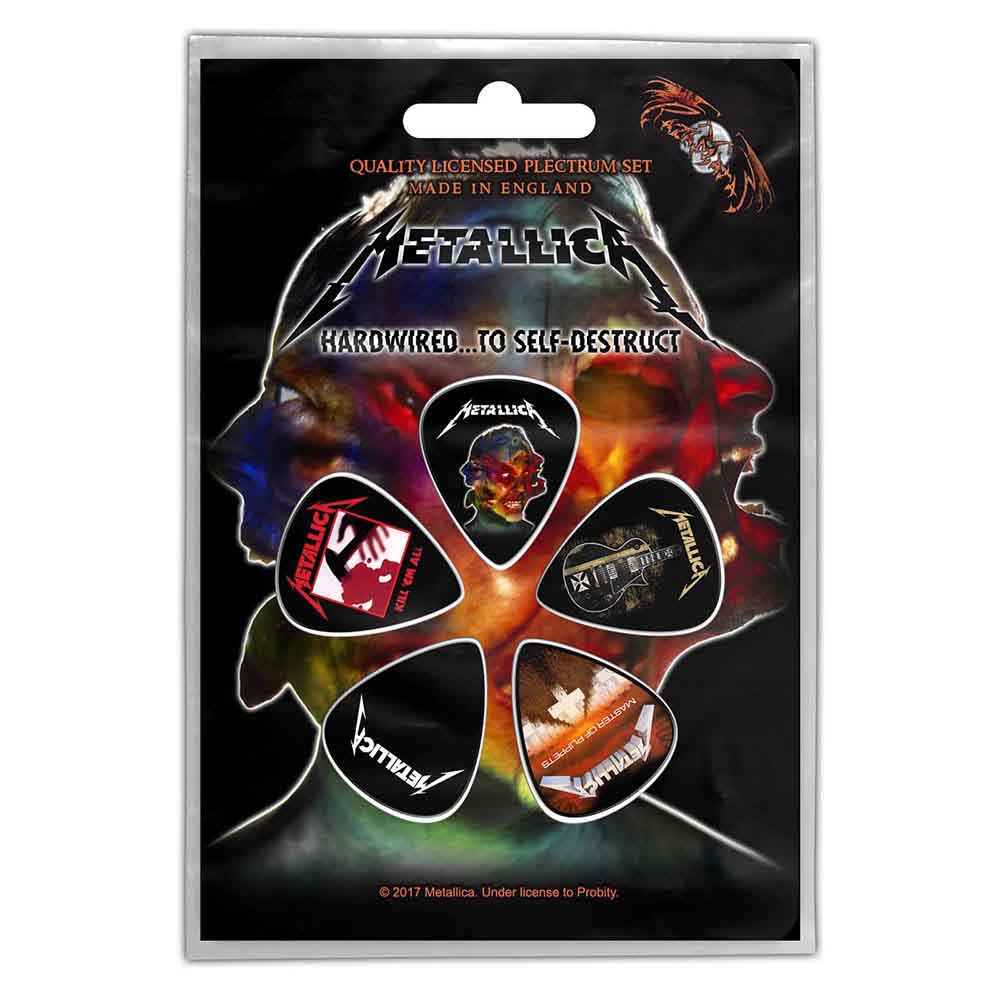 Metallica Plectrum Pack: Hardwired to self-destruct
