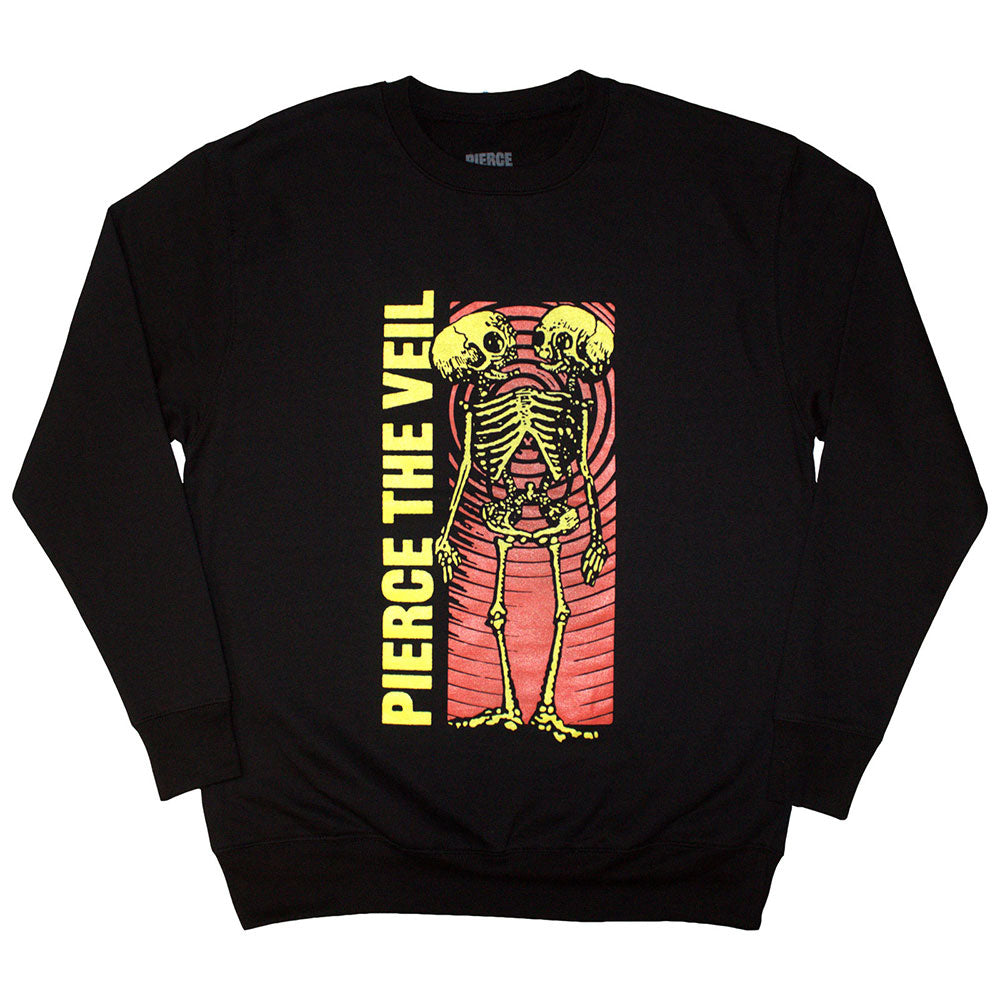 Pierce The Veil Sweatshirt: Wavy Skeleton