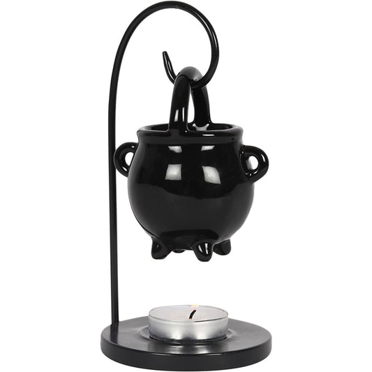 Spiral Oil Burner: Hanging Cauldron