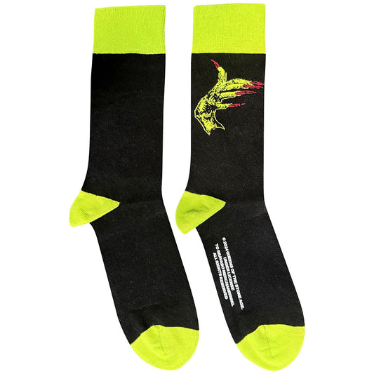 Queens Of The Stone Age Socks: Green Hands