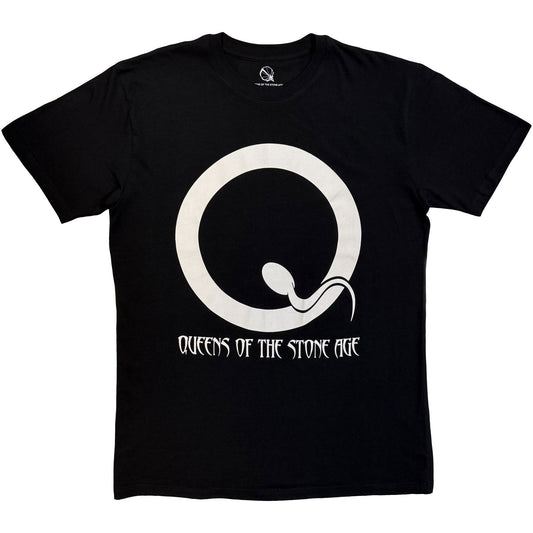 Queens Of The Stone Age T-Shirt: Sperm Logo Mono