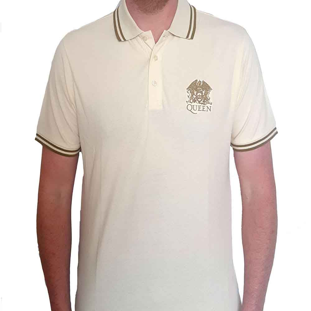 Queen Polo Shirt: Crest Logo