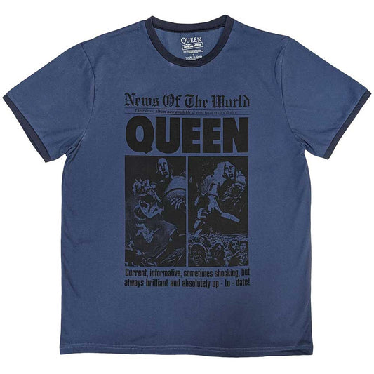 Queen T-Shirt: News of the World 40th Front Page