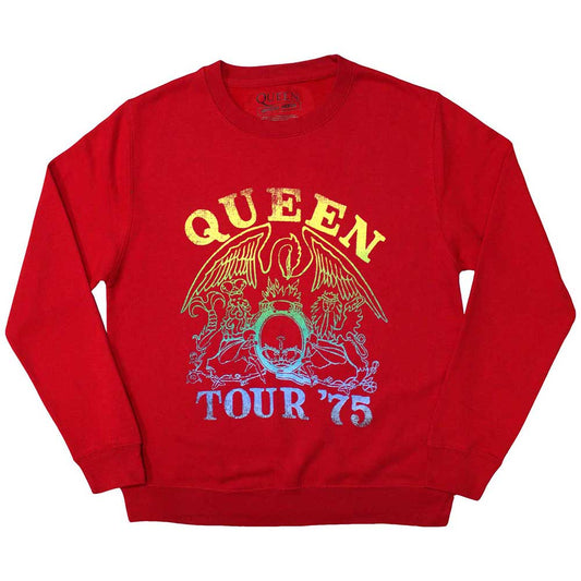 Queen Sweatshirt: Tour '75 Crest