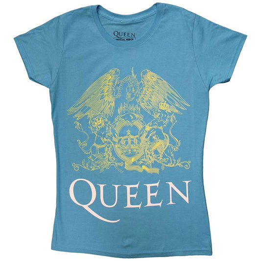 Queen Ladies T-Shirt: Crest