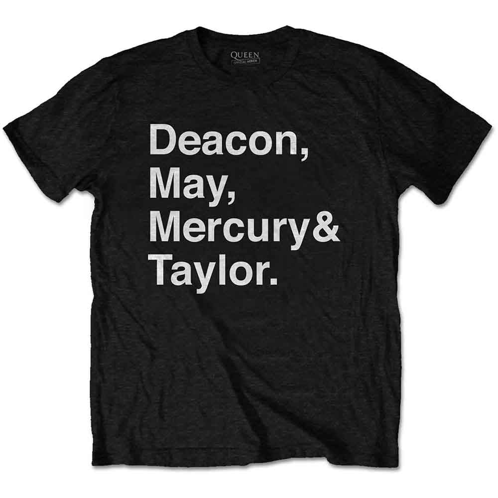 Queen T-Shirt: Helvetica Band