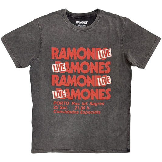 Ramones Stone Wash T-Shirt: Concert