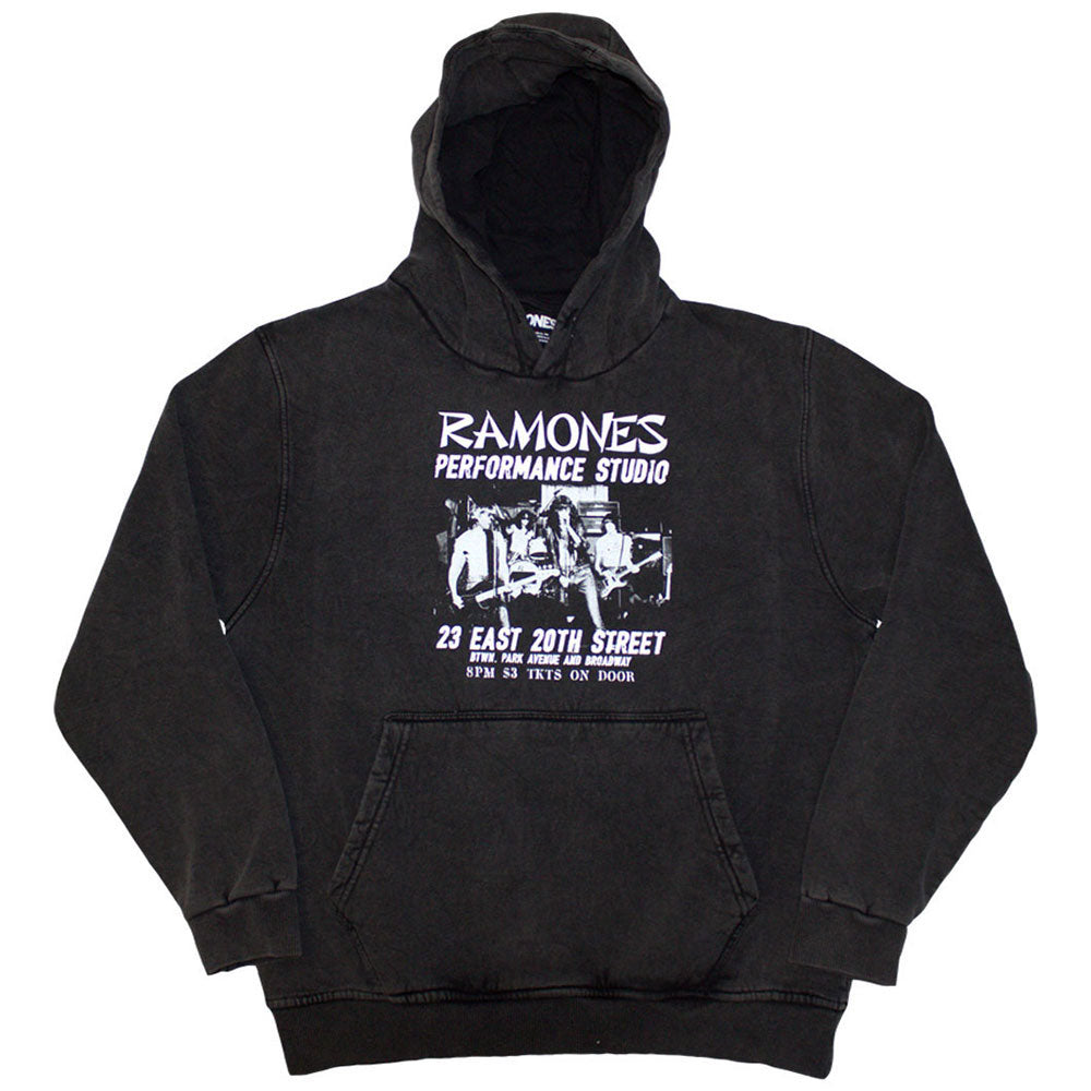 Ramones Stone Wash Pullover Hoodie: East Village