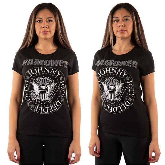 Ramones Ladies T-Shirt: Presidential Seal