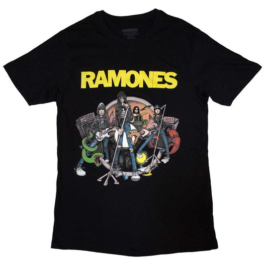 Ramones T-Shirt: Cartoon Band