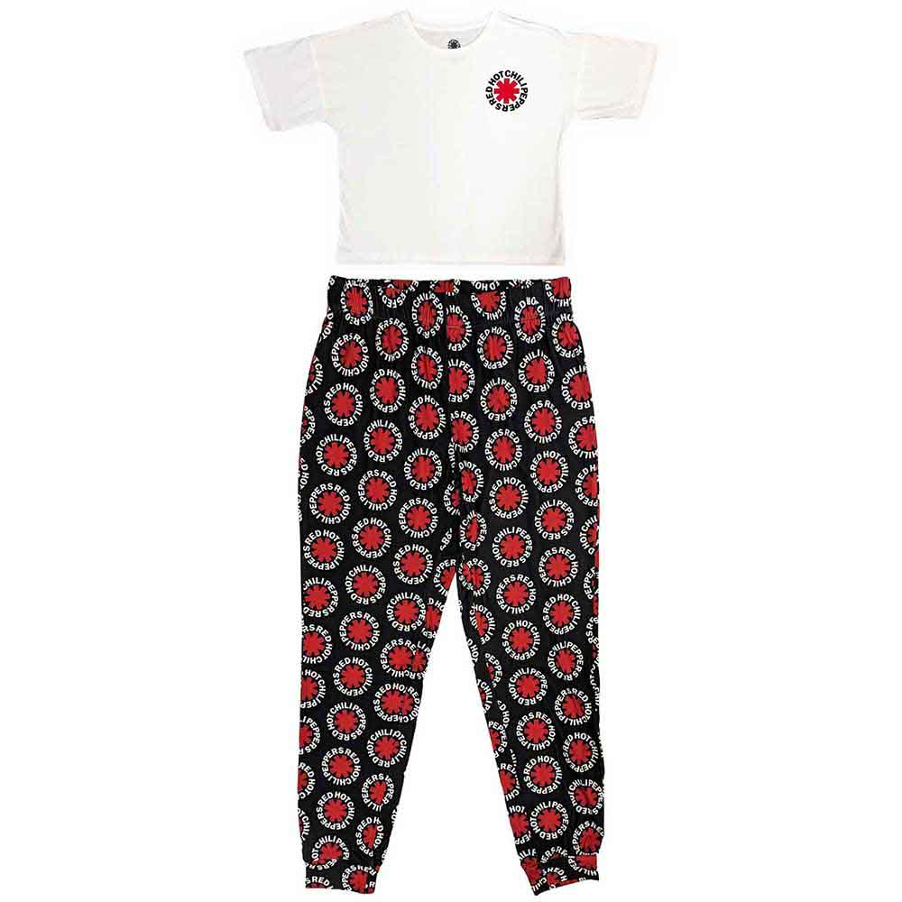 Red Hot Chili Peppers Ladies Pyjamas: Classic Asterisk