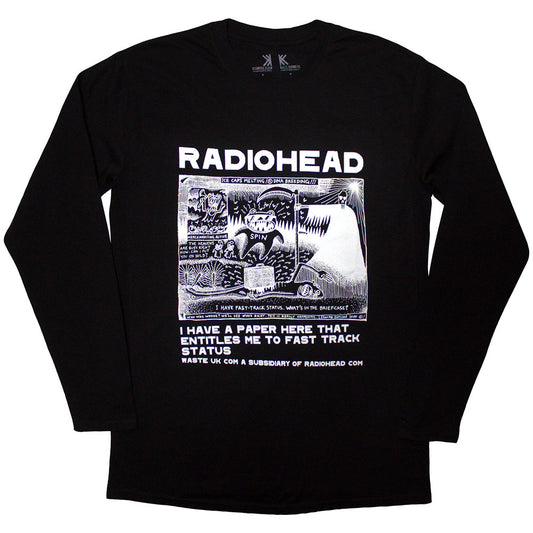 Radiohead Long Sleeve T-Shirt: Ice Caps