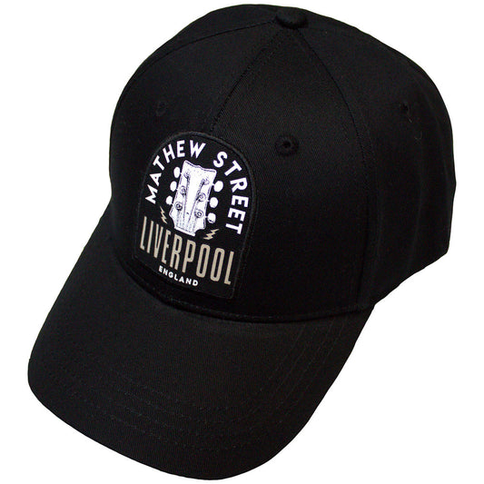 Rock Off Baseball Cap: Mathew St Guitar