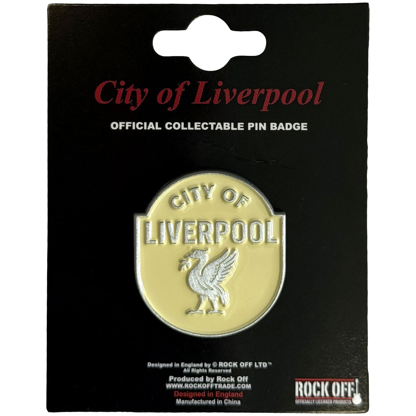 Rock Off Badge: City Of Liverpool Emblem
