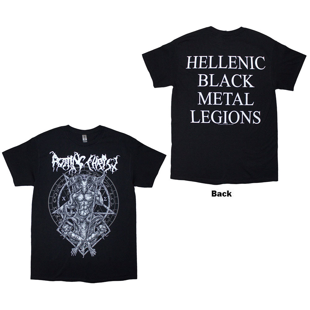 Rotting Christ T-Shirt: Hellenic Black Metal Legions