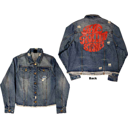 The Rolling Stones Ladies Denim Jacket: Script