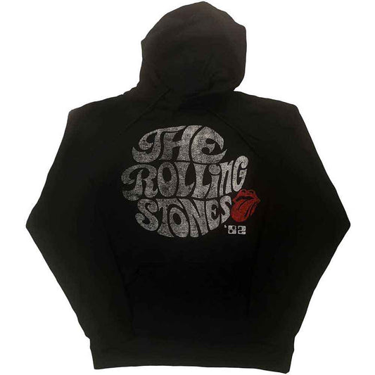 The Rolling Stones Pullover Hoodie: Swirl Logo '82
