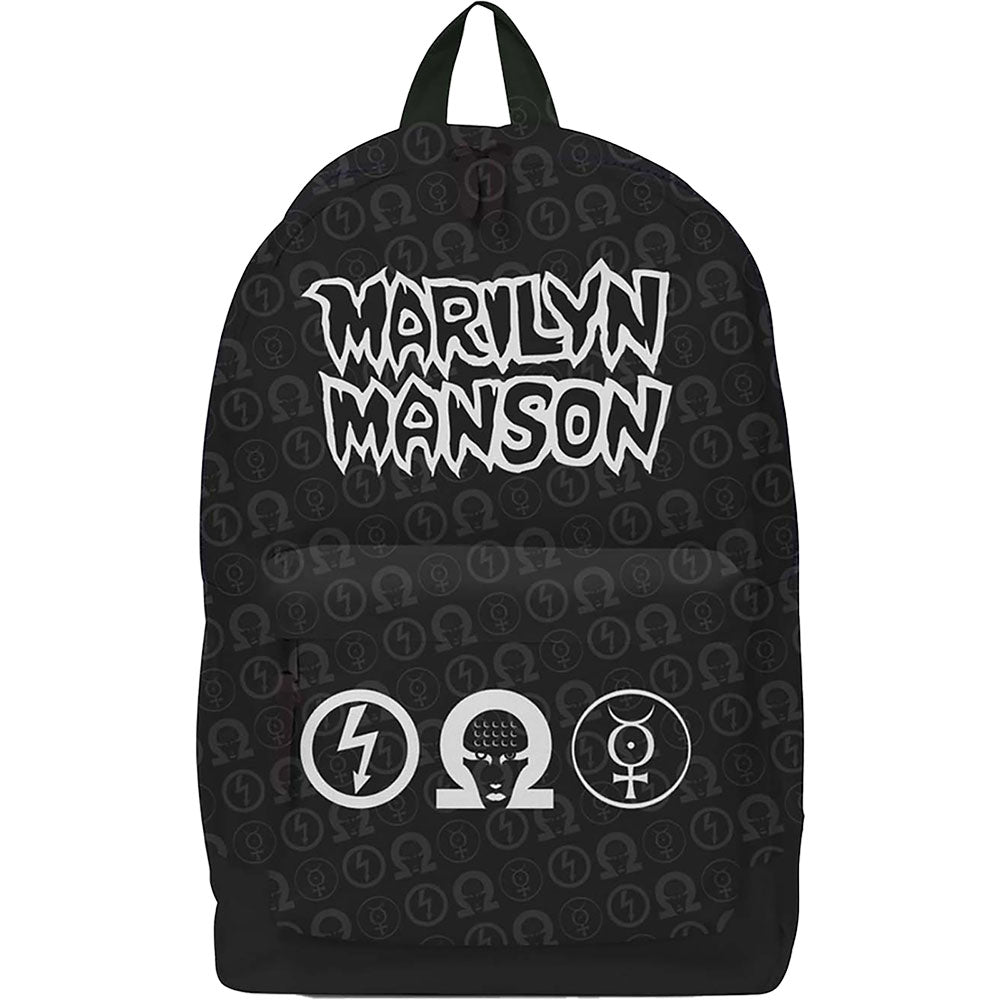 Marilyn Manson Backpack: Logo