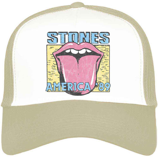 The Rolling Stones Baseball Cap: America '89 Tour Map
