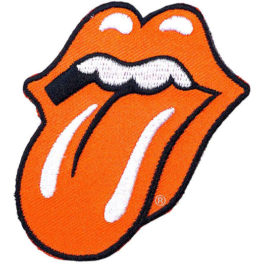 The Rolling Stones Patch: Classic Tongue Orange