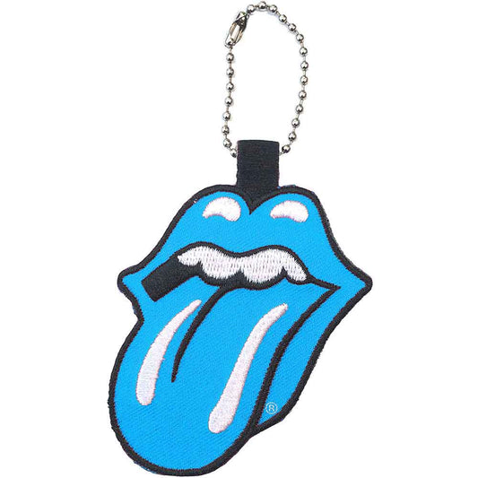 The Rolling Stones Patch Keychain: Classic Tongue