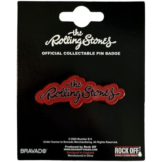 The Rolling Stones Badge: Script Logo