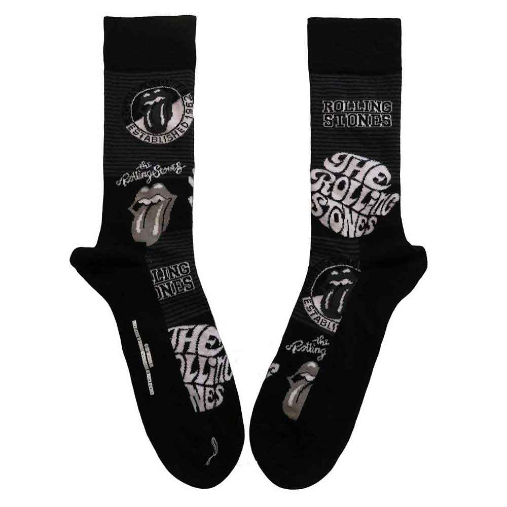 The Rolling Stones Socks: Mono Logos
