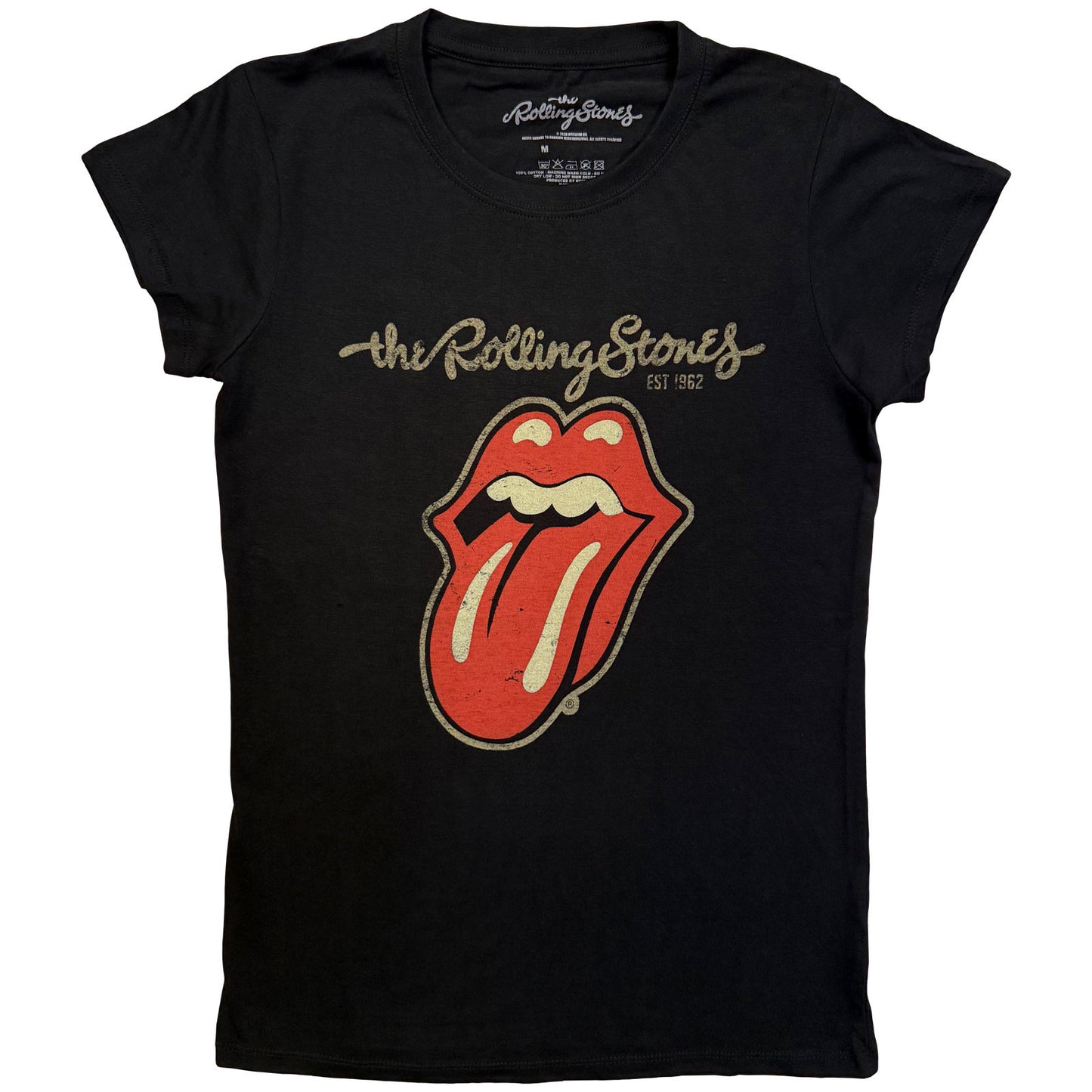 The Rolling Stones Ladies T-Shirt: Plastered Tongue